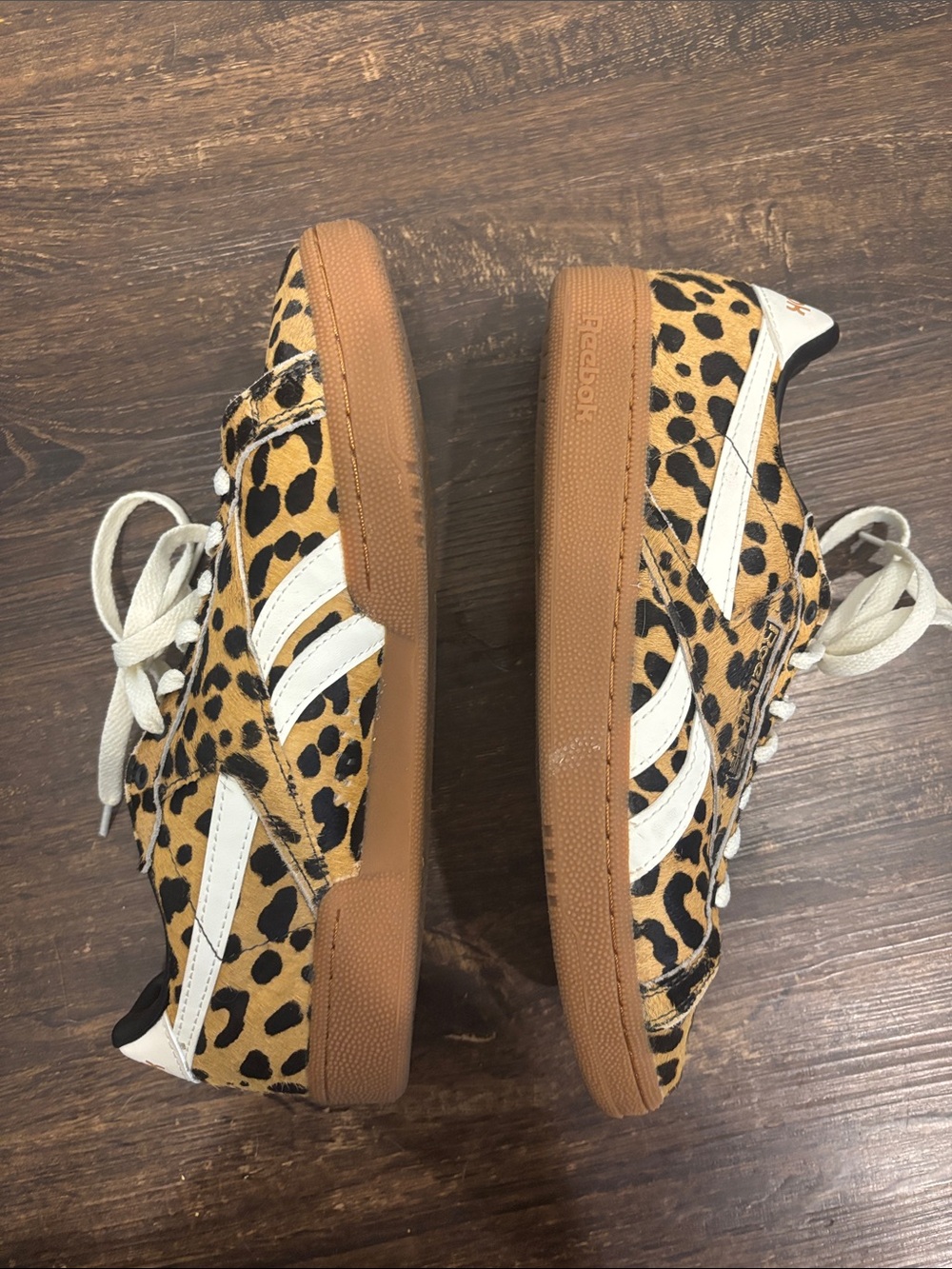 Reebok Leopard print sneakers NWOT